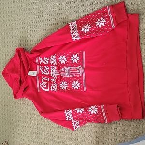 Brand New Coke Christmas Sweatshirt XXL